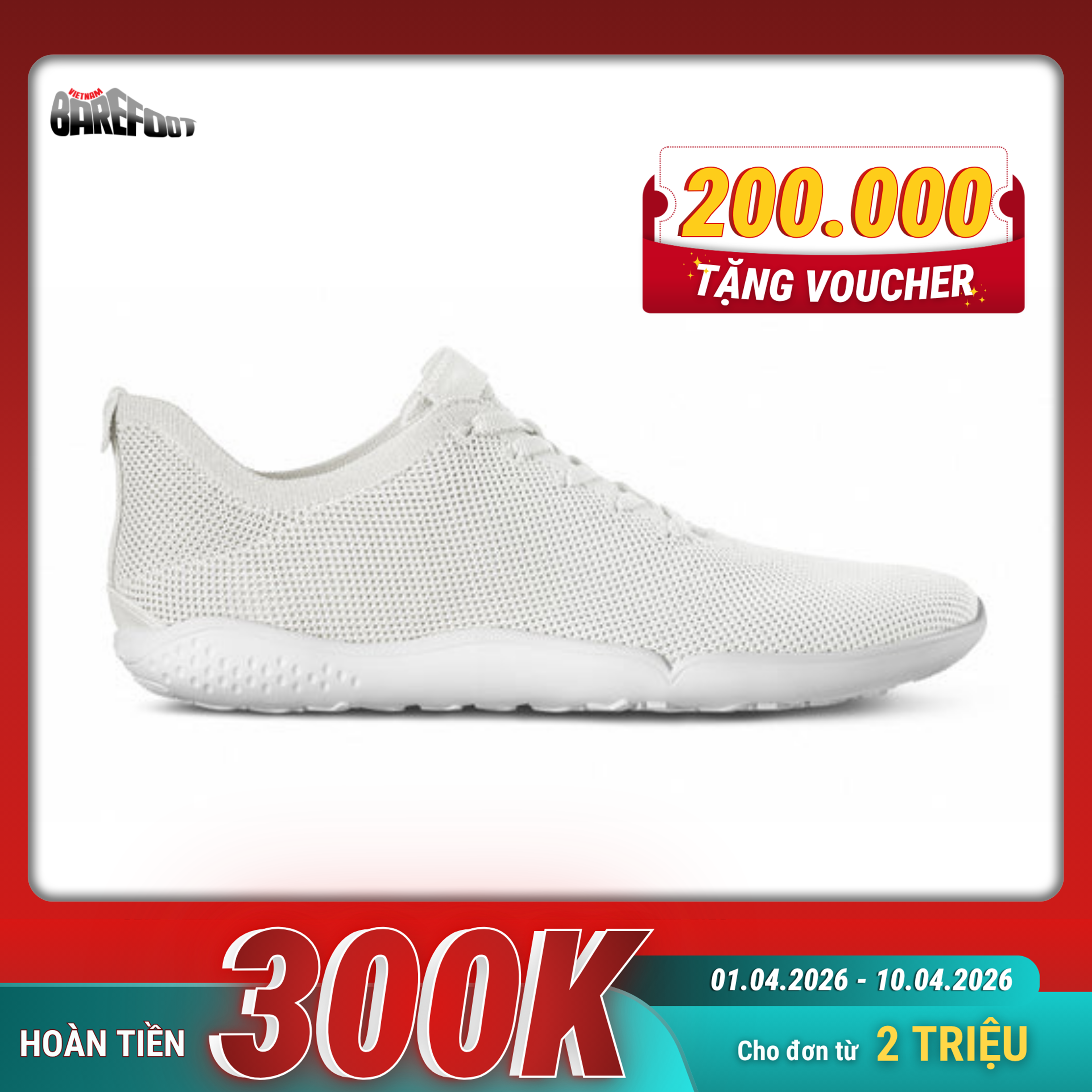 LONO EZY SLIP - ON WHITE UNISEX FULL SIZE